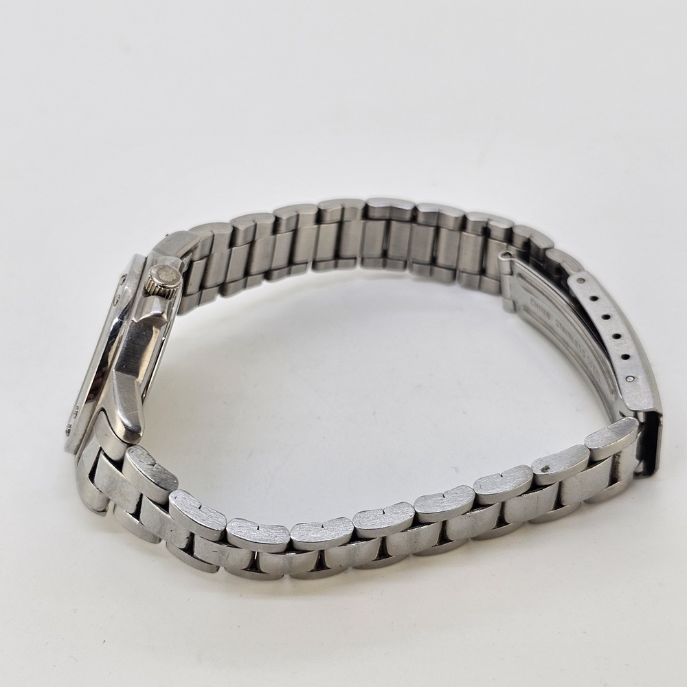Armitron Women's Watch 26MM White Dial Date Gray Bracelet Band 7" New Battery - Picture 7 of 12
